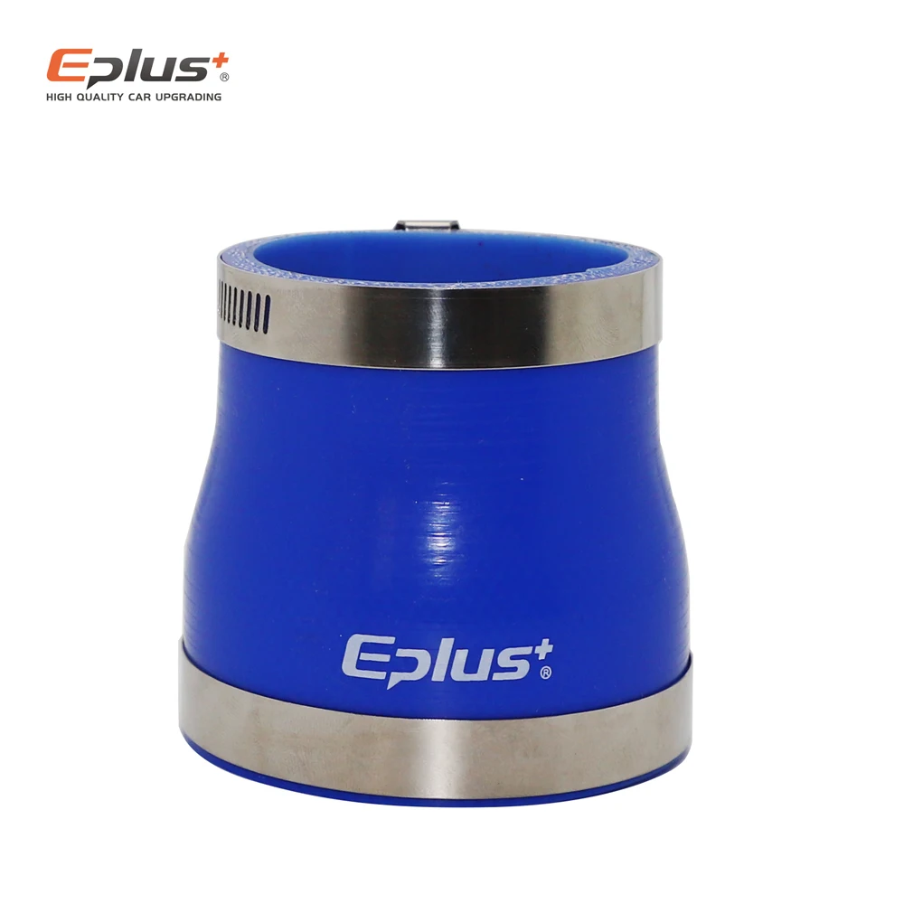 EPLUS Tubo flessibile universale in silicone dritto da grande a piccolo connettore Intercooler per auto Accoppiatore per tubo di aspirazione turbo Blu multi formato