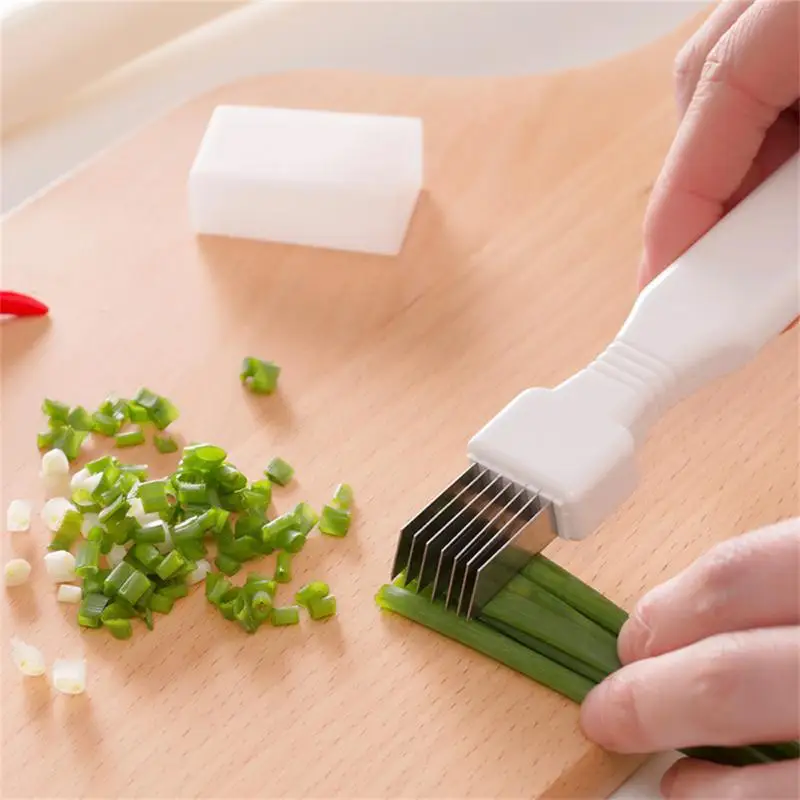 Stainless Steel Green Onions Cutter Grater Scallion Onion Slicer Device