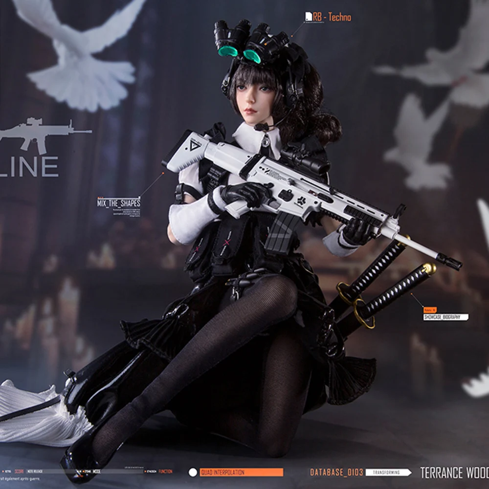 Ikikikoメイドガールフロントラインユリアアクションフィギュア