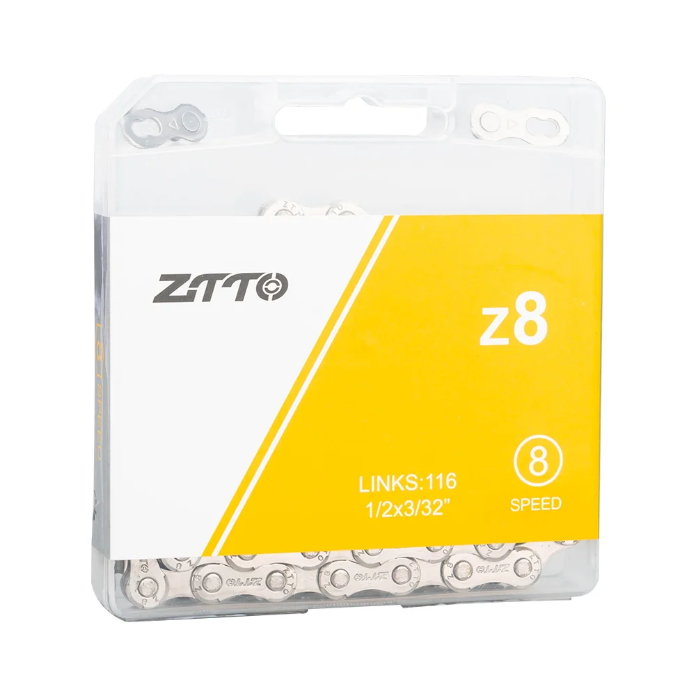 ZTTO 8 スピード自転車チェーン 116 リンク 8S MTB マウンテン