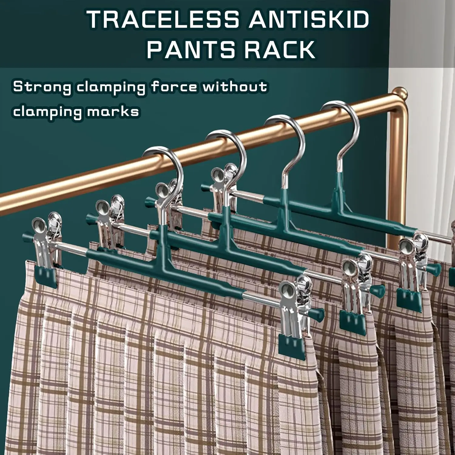 Adjustable Pants Hangers Pack 3
