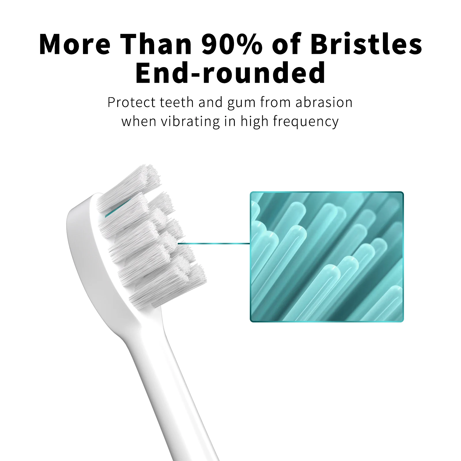 Replacement Flossing Toothbrush Heads with Covers for Water pik Sonic Fusion SF01/SF02 and Sonic Fusion 2.0 SF03/SF04,6 Count 5