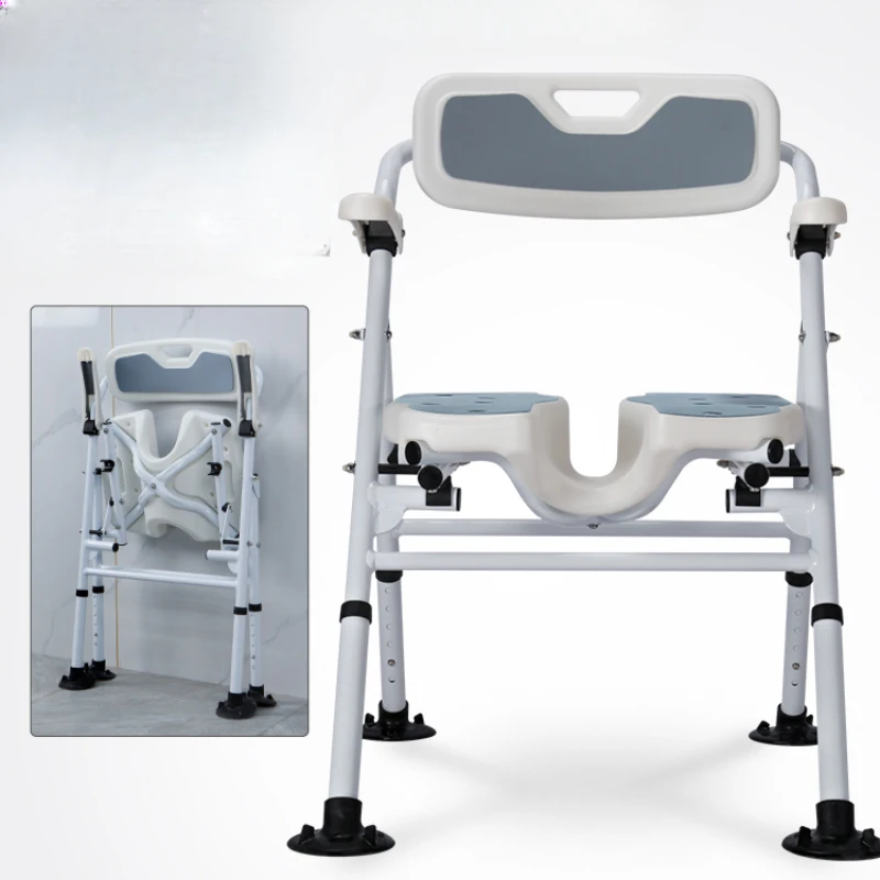 

New Foldable Elderly Bathing Chair For Pregnant Women Bathroom Washing Seat For Paralyzed Patients Safe Shower Armchair