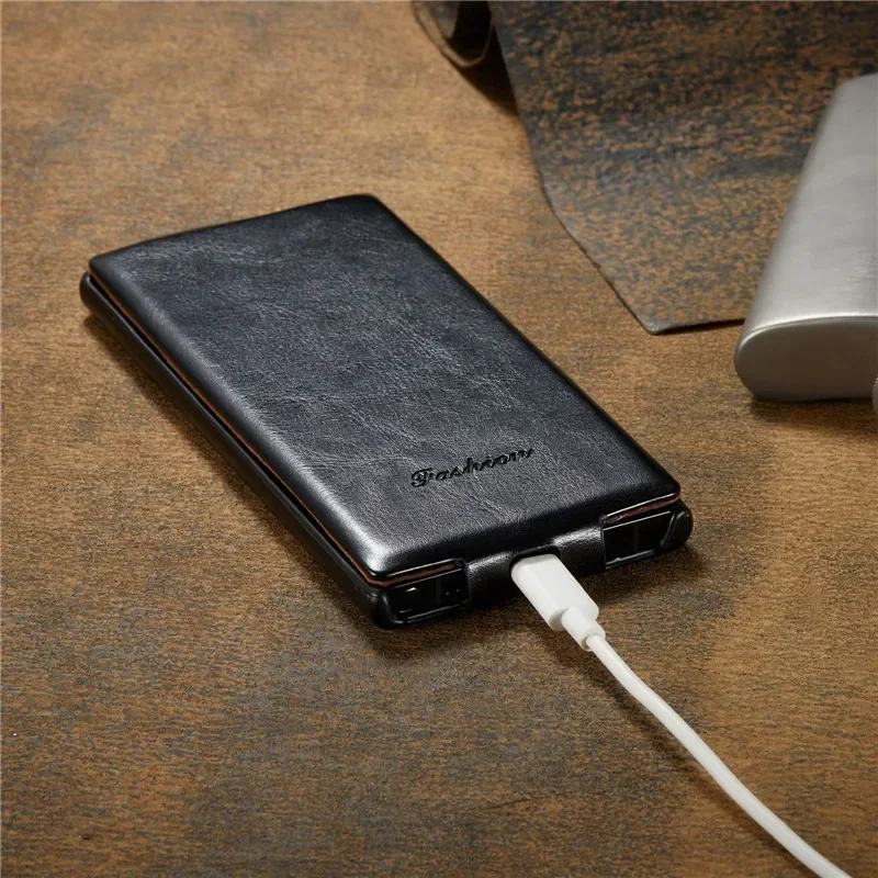 Premium Vertical Flip Leather Case - Anti-Knock Full Protection Cover