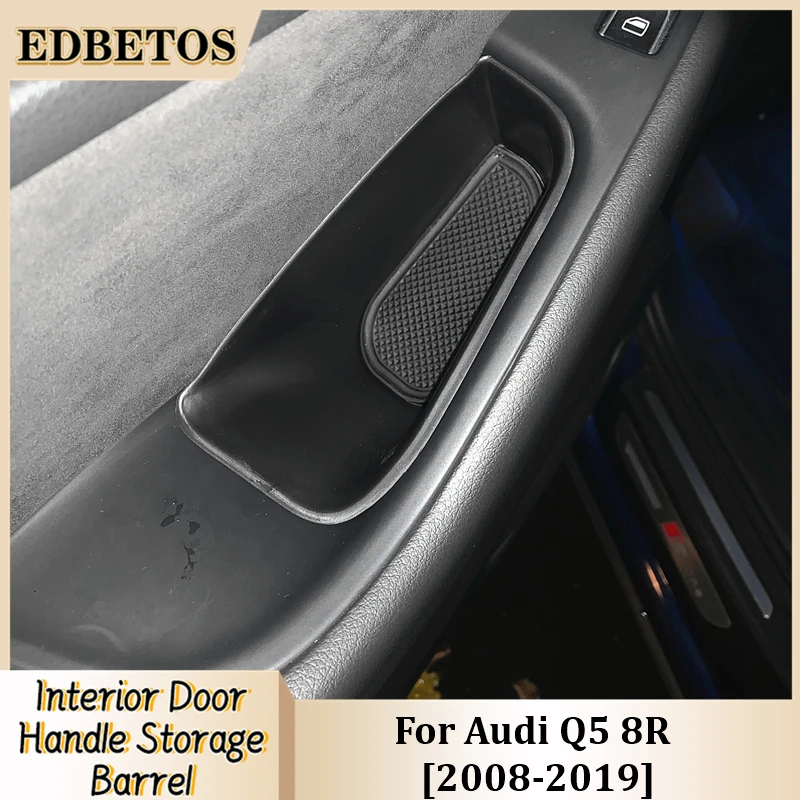 

Боковой ящик для хранения входной двери, совместимый с Audi Q5 8R 2008-2019, подлокотник, контейнер для телефона, дверной органайзер, карман для ручк...
