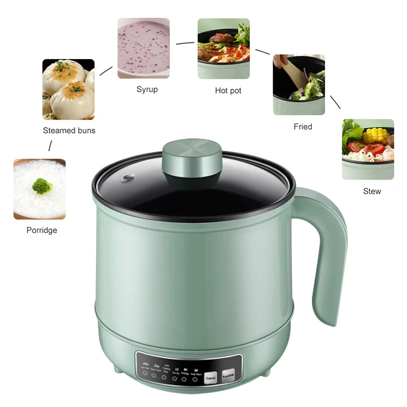 For Cooker Single Double Layer 220V Multi Cooker Non-Stick Smart Mechanical MultiCooker Steamed Rice Pot For  EU 5