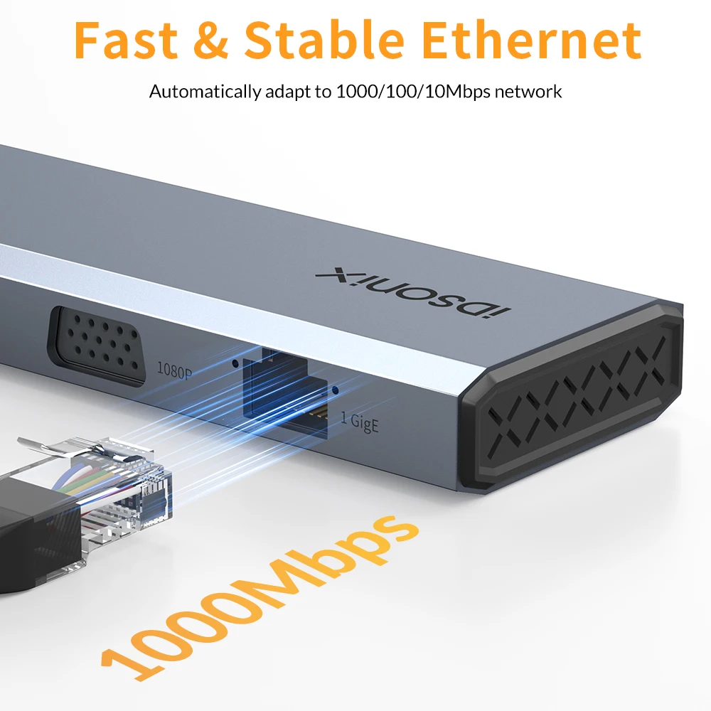 iDsonix ドッキングステーション ドック HDMI Displayport Amazon | iDsonixドッキングステーション6-in-1 USB C ハブ トリプル