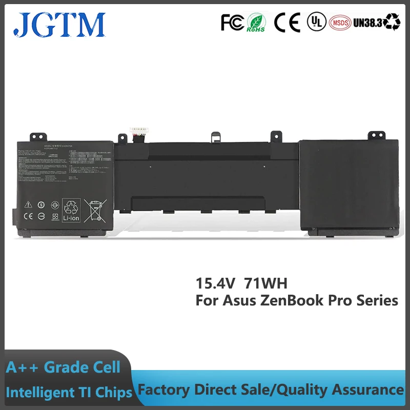 Jgtm Batteria Per Laptop Originale C42N1728 Per Asus Zenbook Pro 15 Ux550G Ux550Gd Ux550Ge Ux550Gex Ux550Gdx Ux580G Ux580Gd Ux580Ge
