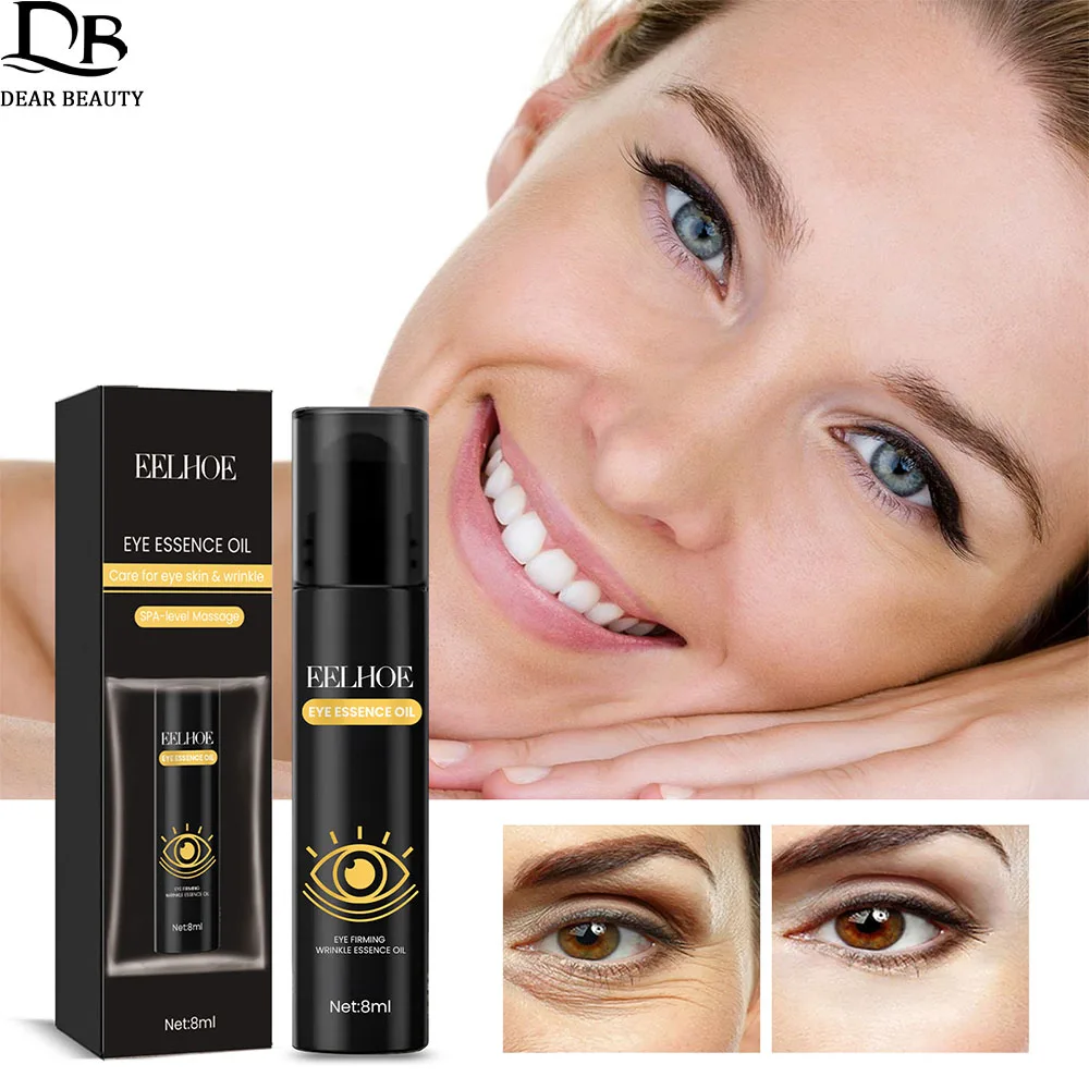 

40ml Anti Aging Eye Essence Oil Wrinkle Removal Fade Fine Lines Dark Circles Moisturize Brighten Whitening Eye Serum Skin Care