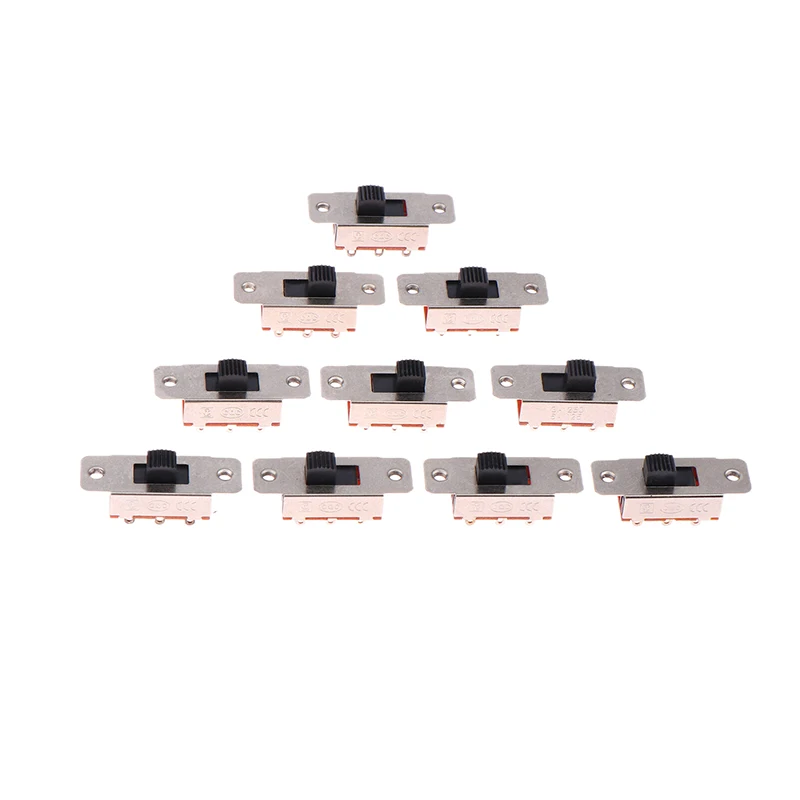 /KQM/10Pcs 6P SS23F19 솔더 핀 2 위치 슬라이드 스위치 고전류 자동차 냉장고 진공 청소기 전기 자동차 스위치