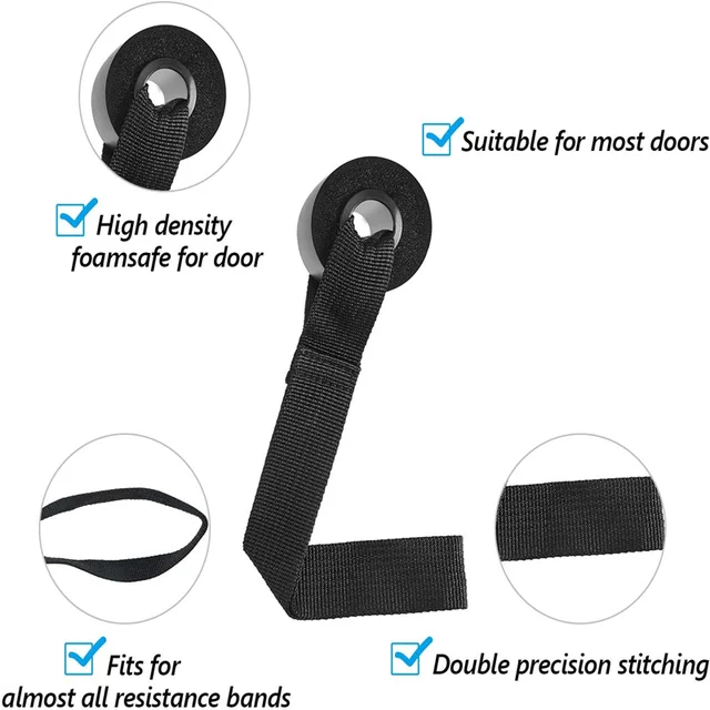 1/2pcs Elastic Resistance Door Anchor Holder Bands Tube Doorway Sport Fitness Equipment for Effective Working-out Accessories 6