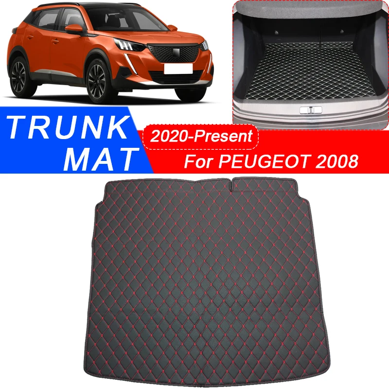 

Custom Car Trunk Main Mats For PEUGEOT 2008 2020-2025 Waterproof Anti Scratch Non-slip Protect Cover Internal Auto Accessory
