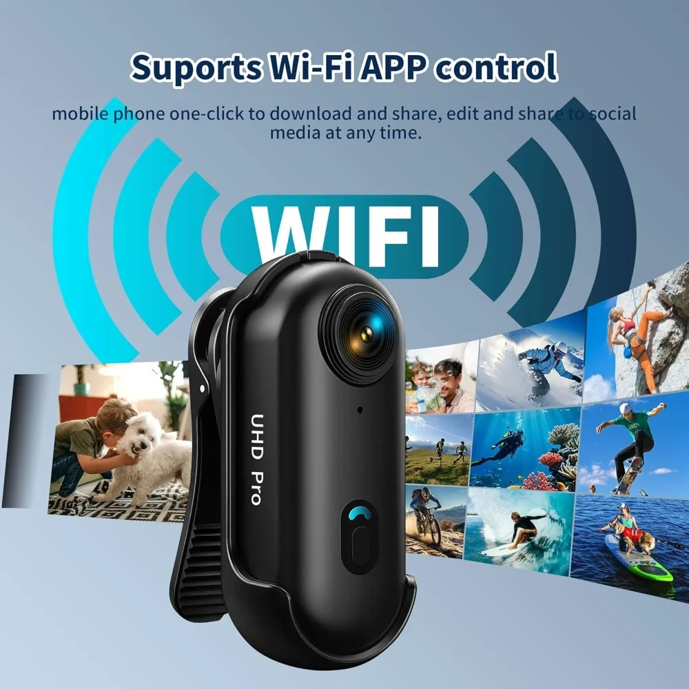 Caméra Action 4K 1080P avec Carte TF 64Go/128Go - Lot Multiple