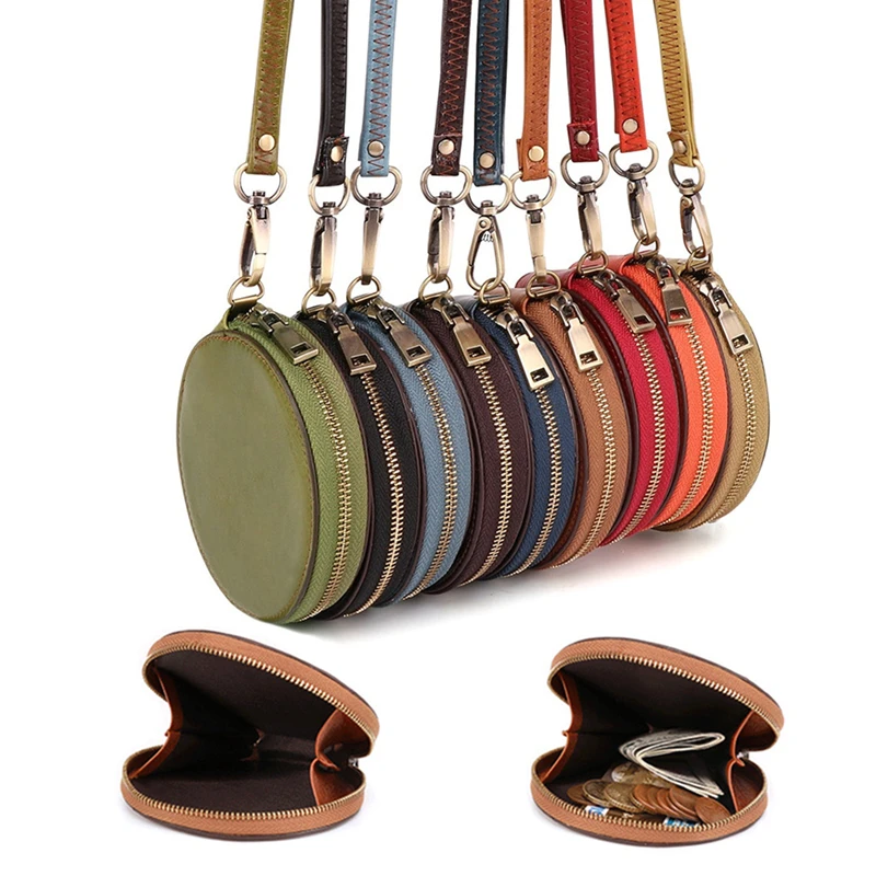 Coin Wallet Women's Zipper Purses Wristlet Clutch Bag Children Key Holders