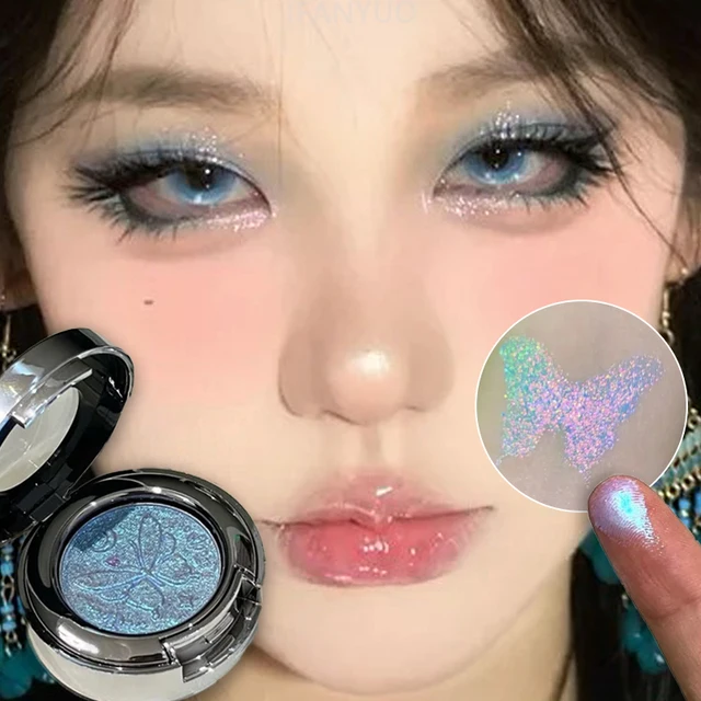 40112-548441.jpg 3D Chameleon Eyeshadow with Embossed Butterfly – Metallic Shimmer and Glitter High Pigmentation |