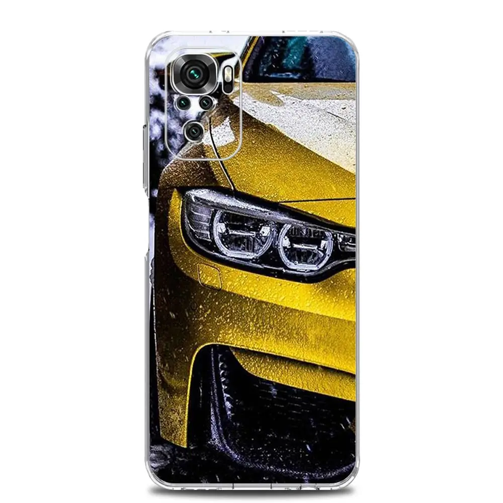 Sleek Sport Car Clear Silicone Phone Case