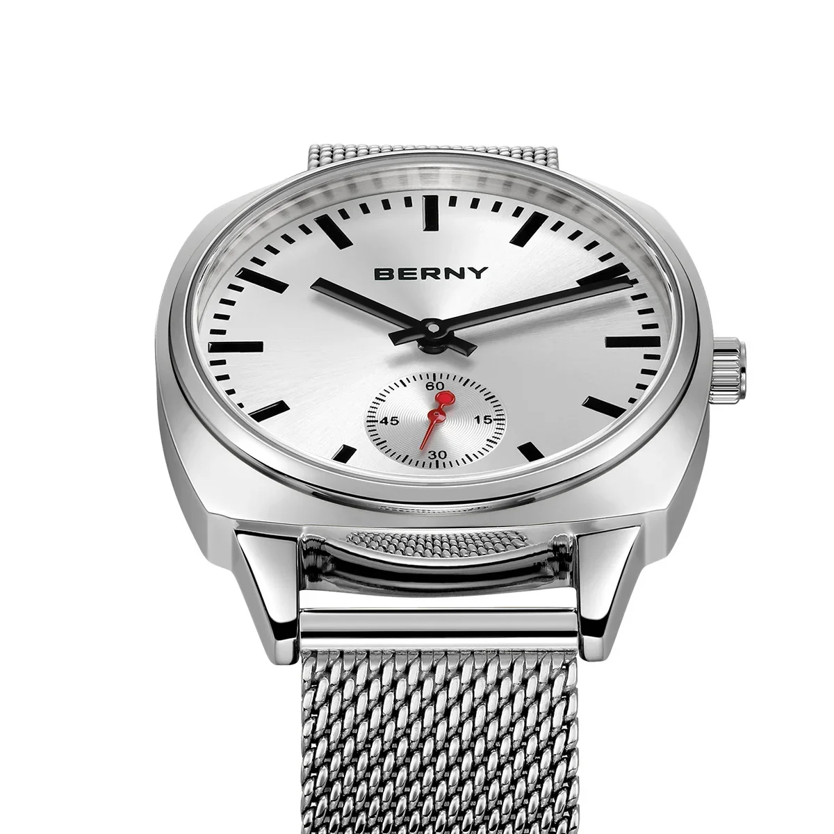 BERNY Quartz Ladies Watch Simple versatile railway watch for women Simple Dial Wristwatch Waterproof Leisure Watch for Women 3