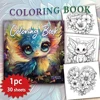 1pc, Teen Girls Coloring Book - Teen Coloring Book - 30 Sheets, 8.3x 8.3in, For Adult Stress Relief, Christmas, Halloween Gifts 2