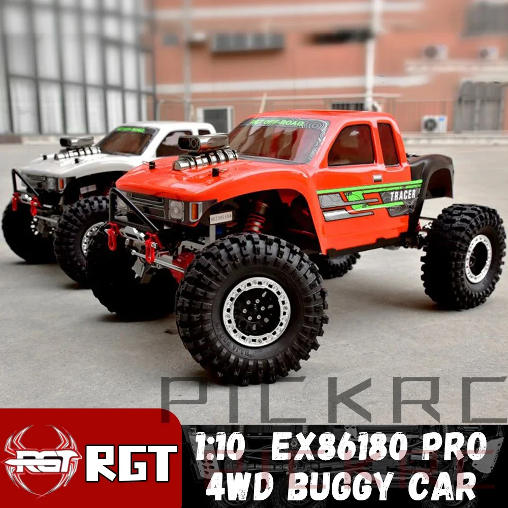 RGT EX86180 프로 1/10 RC 전기 리모컨 오프로드 자동차, 버기 크롤러 4WD RTR 메탈 액슬, 성인 및 어린이 장난감
