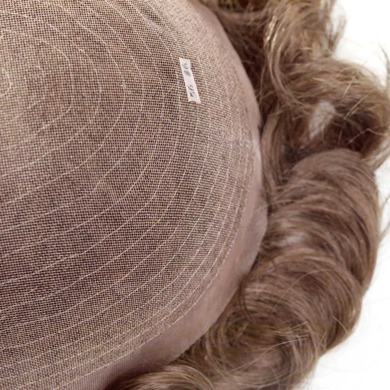 Topunique Full Swiss Lace 100% Light to Medium Light Men Toupee Capillary Prothesis Hair Replacement System Hair Piece For Men 4