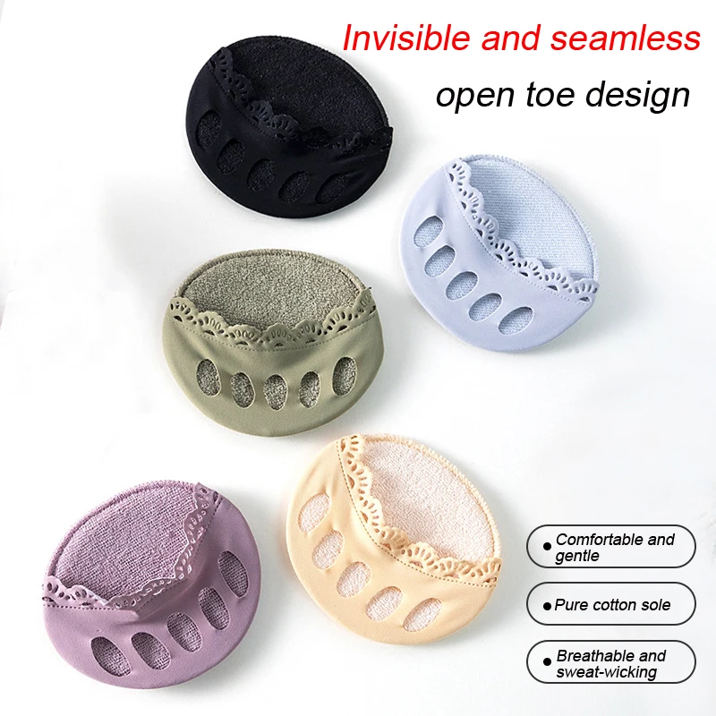 Five Toes Forefoot Pads for Women High Heels Half Shoes Insoles Calluses Corns Foot Pain Care Cushions Invisible Socks Inserts shoe insoles forefoot pads toe pads forefoot cushion
