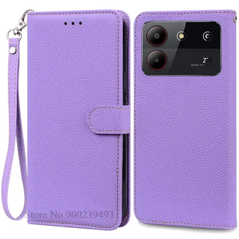 Elegant Leather Wallet Flip Case - Premium Phone Cover with Bumper Protection