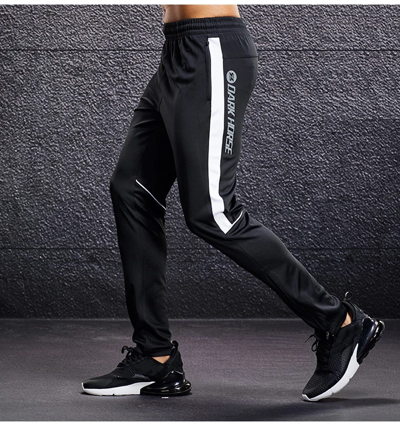 Men's Zipper Pocket Sport Pants: Running, Soccer, and Fitness - true deals club