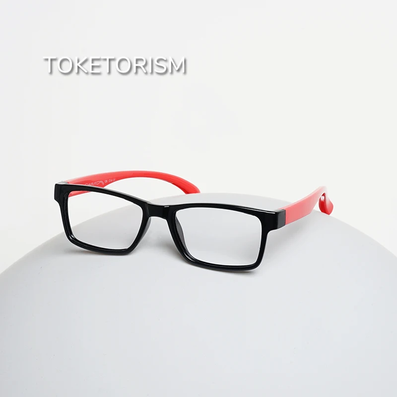 Toketorism Ultralight Optical Eyeglass Frames Silicone Children's Glasses Anti Blue Light Eyewear For Kids