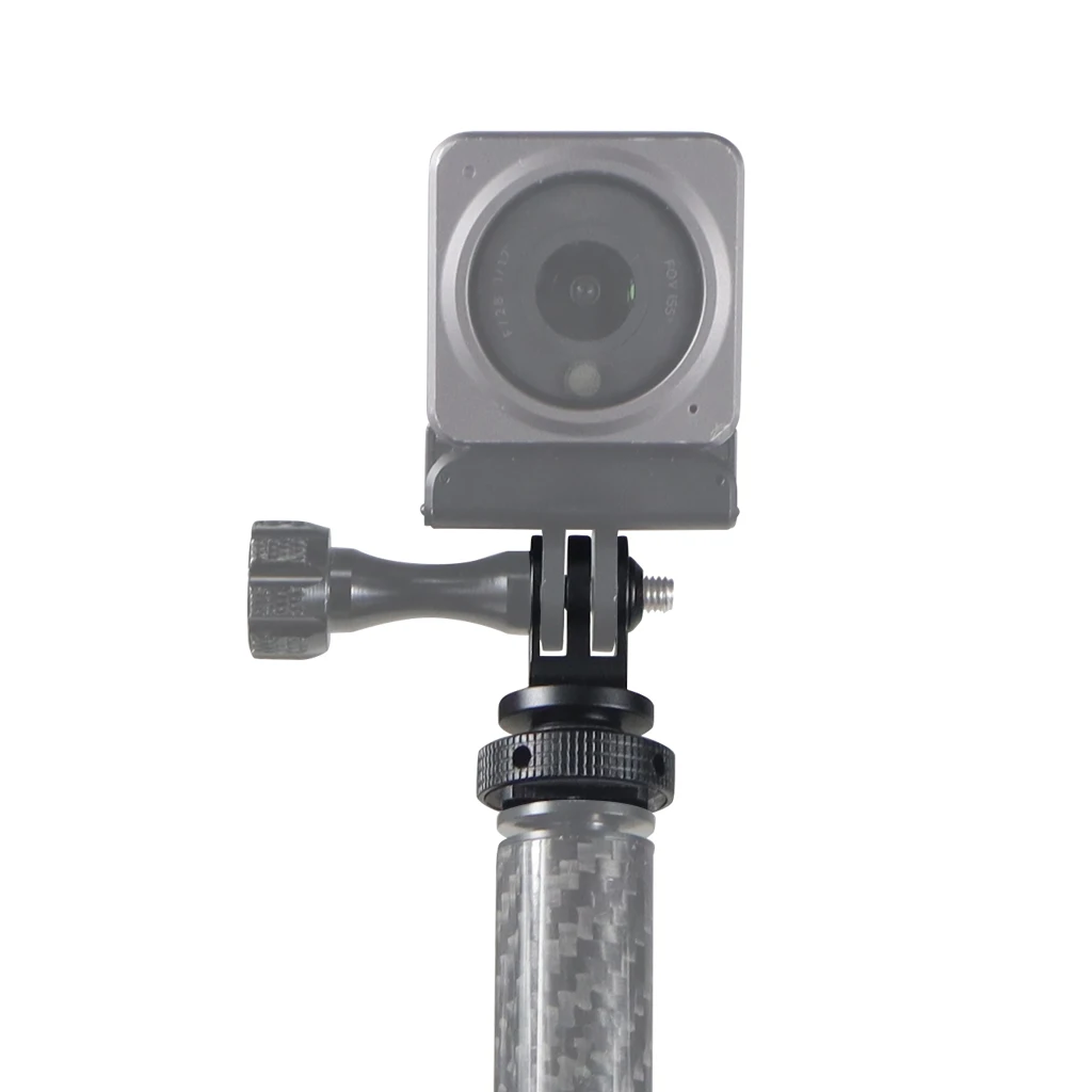 360 drehbare Kaltschuh-Stativ adapter halterung für Gopro 13 Osmo Action 4 Kamera käfig Monitor halterung Blitzring Licht halter – Detail 11