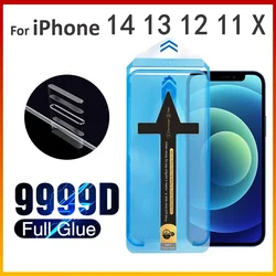 Premium Dust - Free Screen Protector Glass with Installation Kit - Anti - Bubble and Explosion - Proof - 14Pro Max