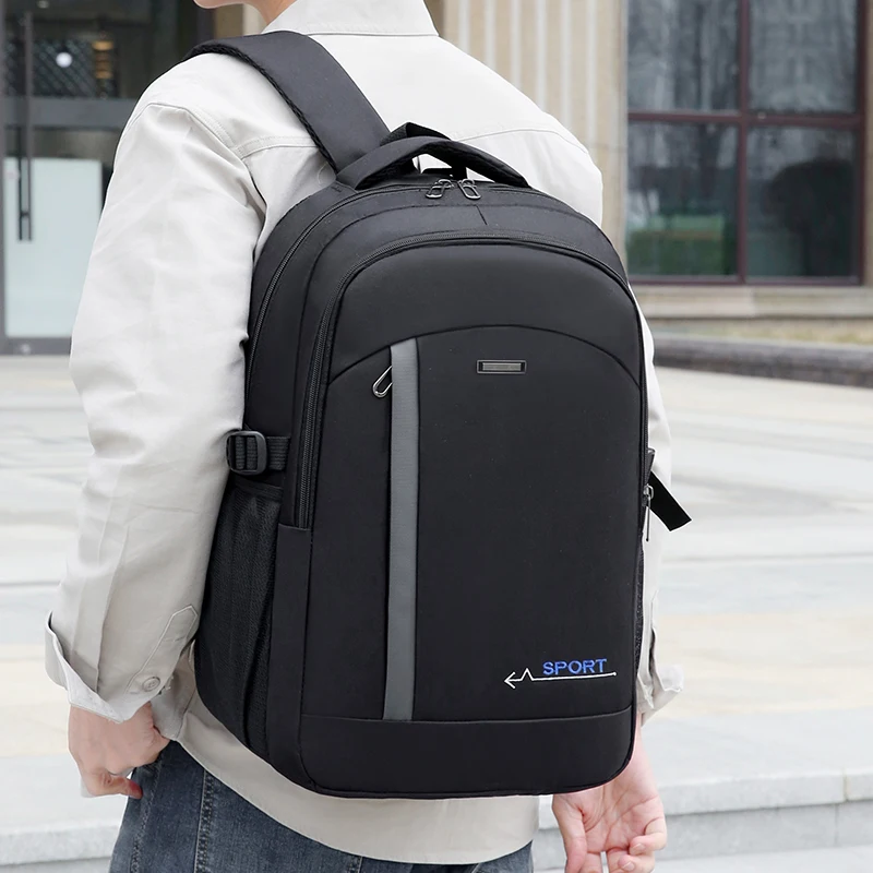 15 inch men's and women's laptop travel backpack with adjustable shoulder straps, perfect for school and work travel, campus bac