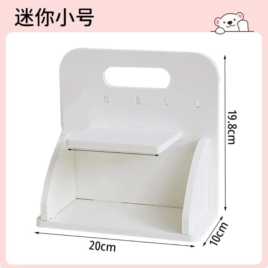 Organizer da scrivania in stile Ins, mensola da scrivania, pannello forato, organizer per oggetti vari, espositore per bambole da scrivania per dormitorio studentesco, decorazioni per la casa - immagine 6