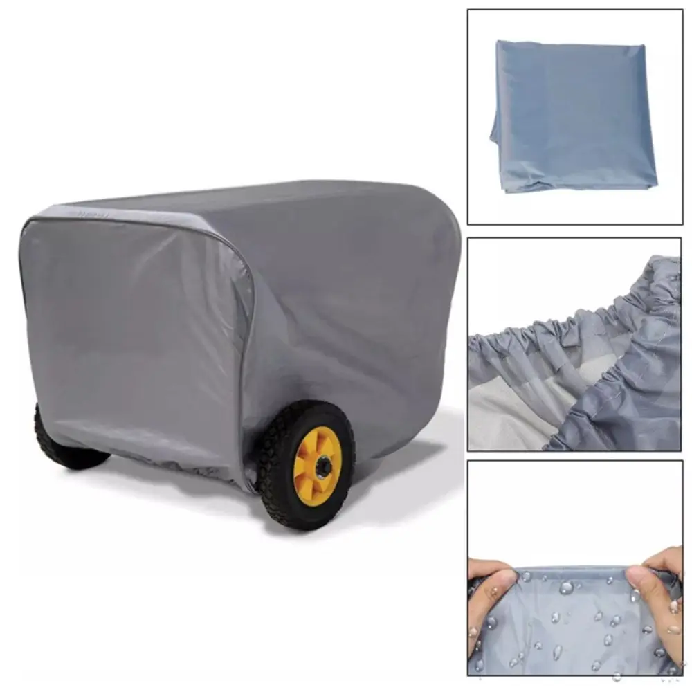 210D Waterproot Generator Dust Cover Protection Oxford Cloth All-Purpose Covers Furniture Covers Grey