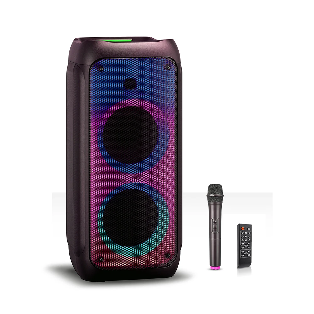 

8 ''* 2 дюймовая вспышка светодиодный светильник 60 Вт, перезаряжаемые динамики вечерние speaker