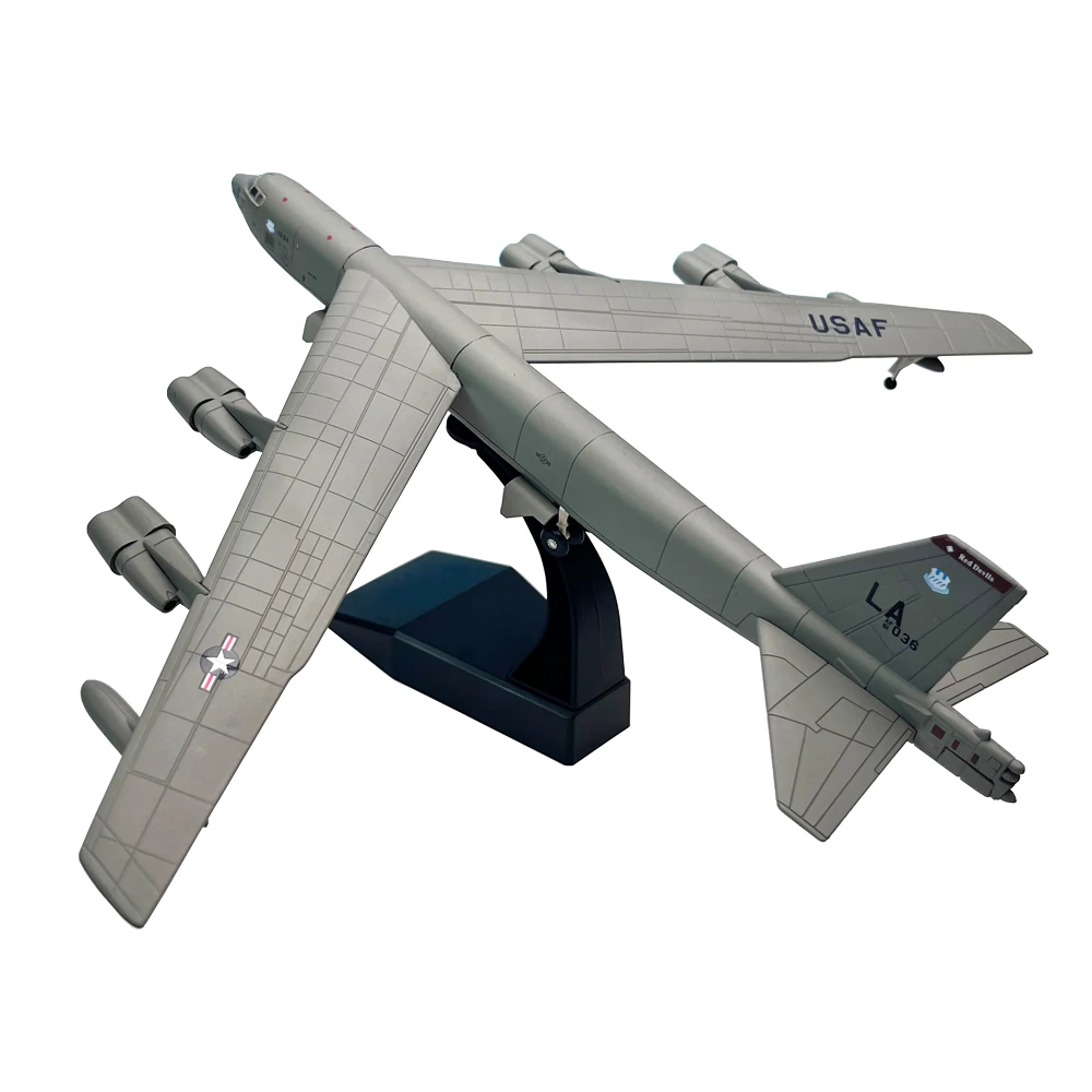 1/200 Scale B-52 B52 Stratofor Long Range Subsonic Jet Powered Strategic Bomber Diecast Metal Airplane Plane Aircraft Model Toy