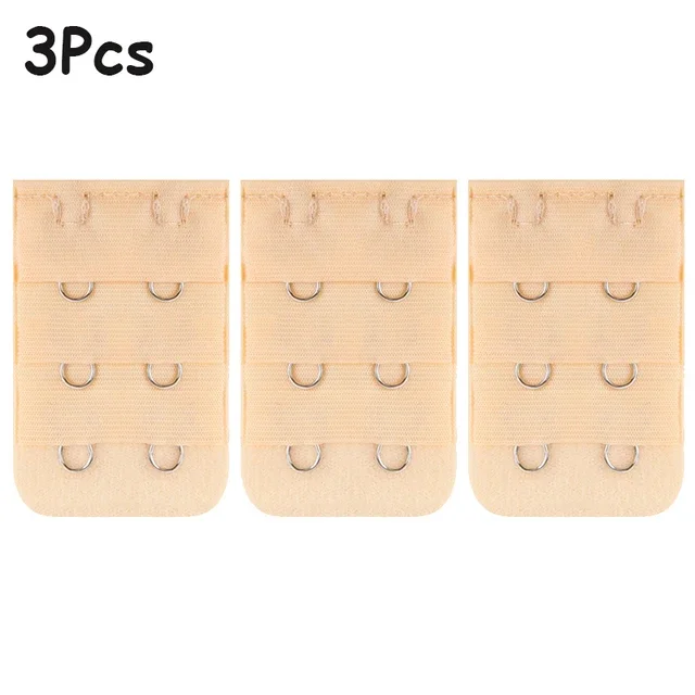 3 יחידות הארכת חזה רצועת תחתונים מחליף אביזרים לנשים עם 3 תליונים מארז הארכת חגורת תחתונים