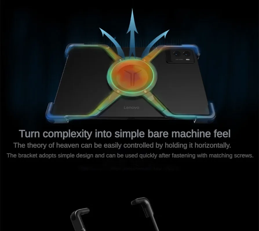 Lenovo Legion Y700 3rd Protective Metal Armor with Enhanced Cooling & Drop-Resistant Design
