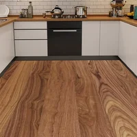 Kitchen Carpet Modern Simple Wood Grain Waterproof Oil-proof Anti-fouling Floor Mat PVC Easy To Care for Balcony Rug Alfombra양탄자 1