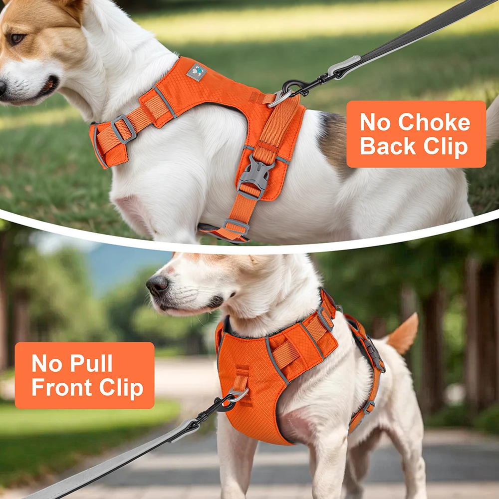 Harnesses Vest Pet Reflective Nylon Walking Running - PeticaDeals