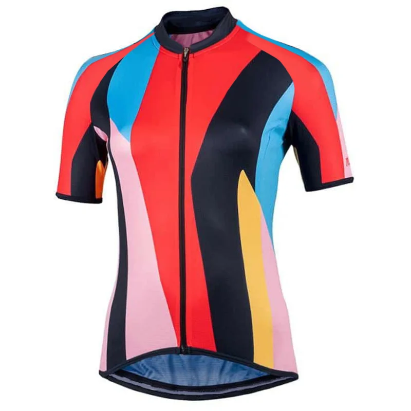 

Fashion Woman Short Sleeve Cycling Jersey Jacket Bike Top Downhill Wear Bicycle Shirt Riders Clothes Motocross Tight Sport Shirt