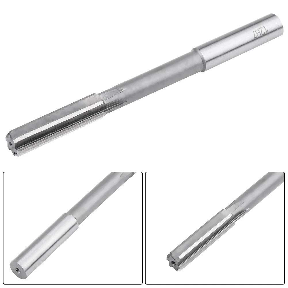 Cutting Reamer Milling Cutter HSS H7 Straight Flute Reamer Machine Cutter 3/4/5/6/7/8/9/10/11/12mm Milling Reamer 3