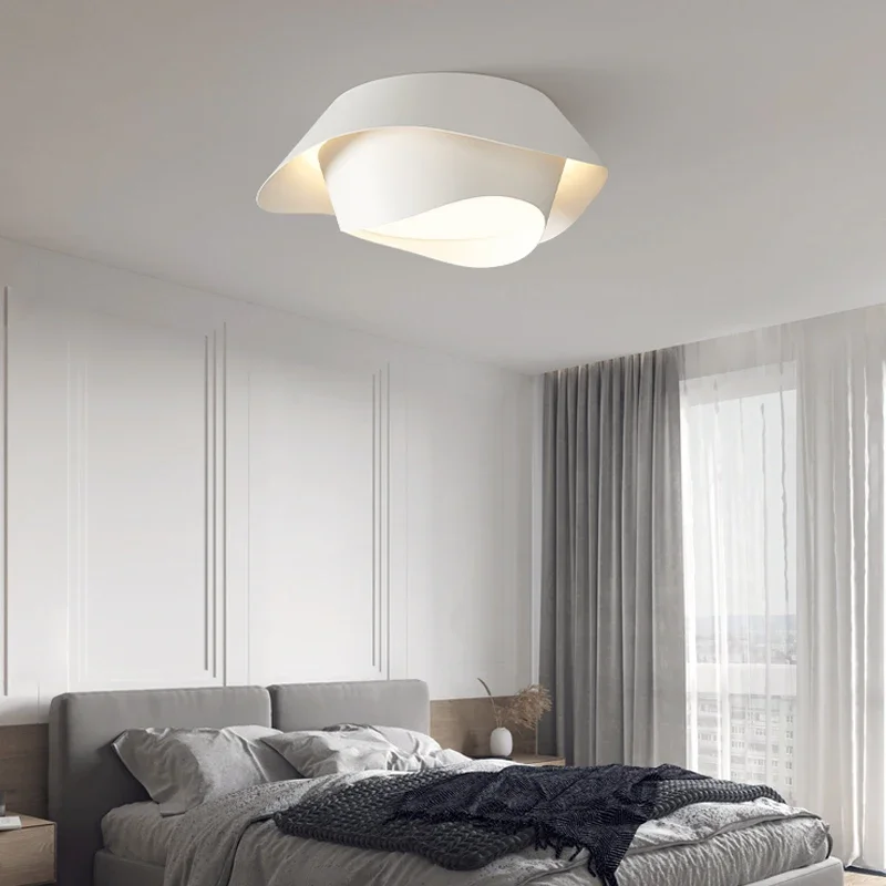 

Modern Creativity Led Ceiling Chandelier Living Room Bedroom Simple Ceiling Lamp White Acrylic Pendant Lights Home Decorations