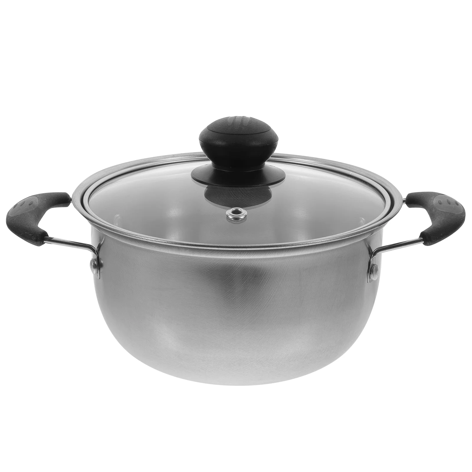 

Pot Soup Cooking Stainless Steel Stock Lid Pan Pasta Kitchen Milk Cookware Saucepan Noodle Stew Noodles Stockpot Boiling Hot