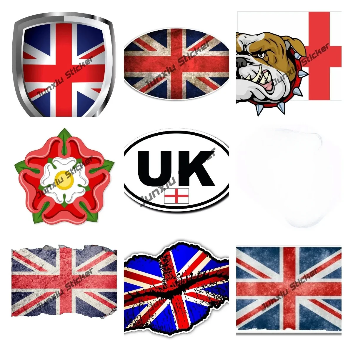 United Kingdom Union Jack Shield Grande-Bretagne Britannique 75 Mm (7,6