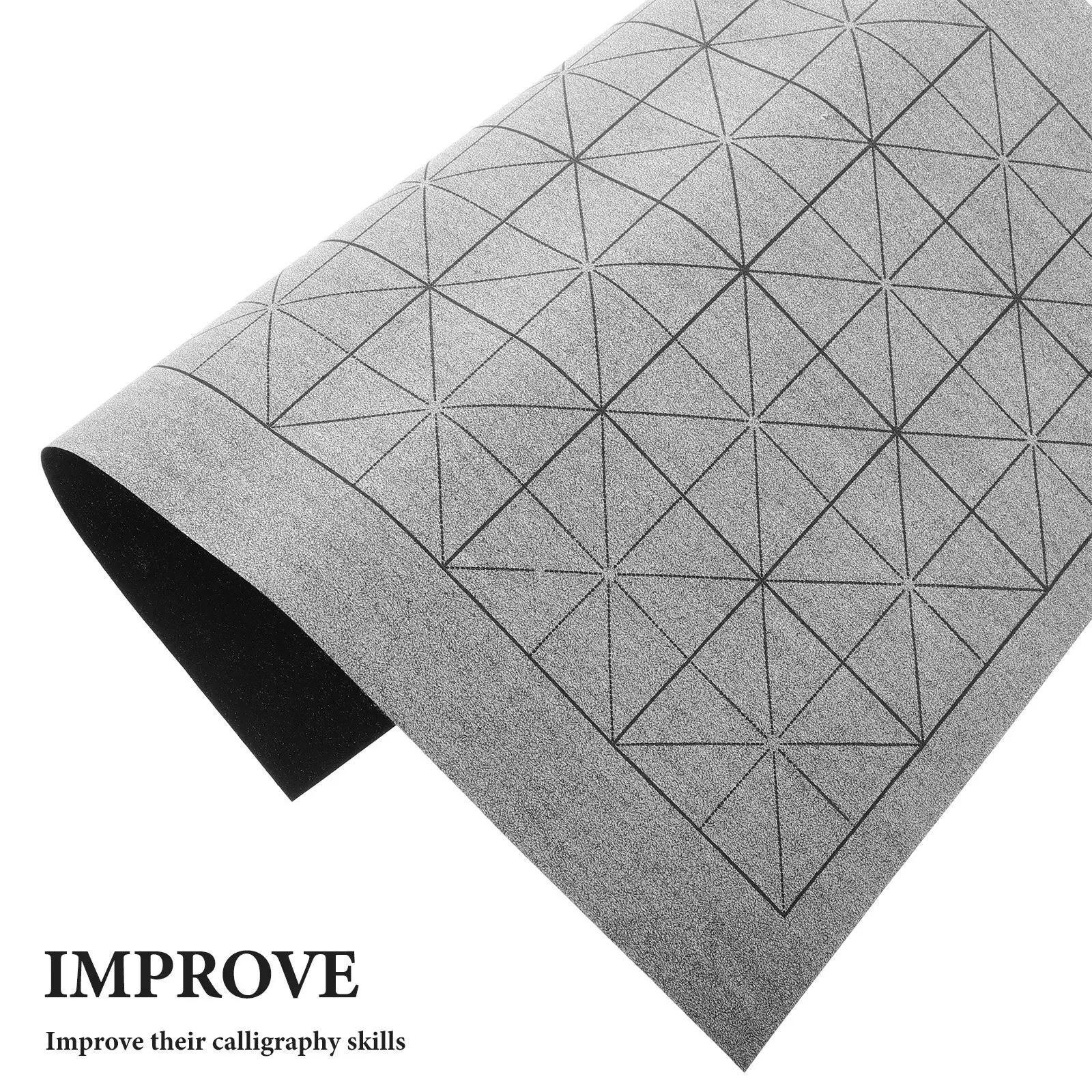 6장 물 쓰기 천 중국 서예 연습 패드 재사용 가능한 두꺼운 그리드 표면은 학생들을 위한 Xuan 종이를 시뮬레이션합니다.