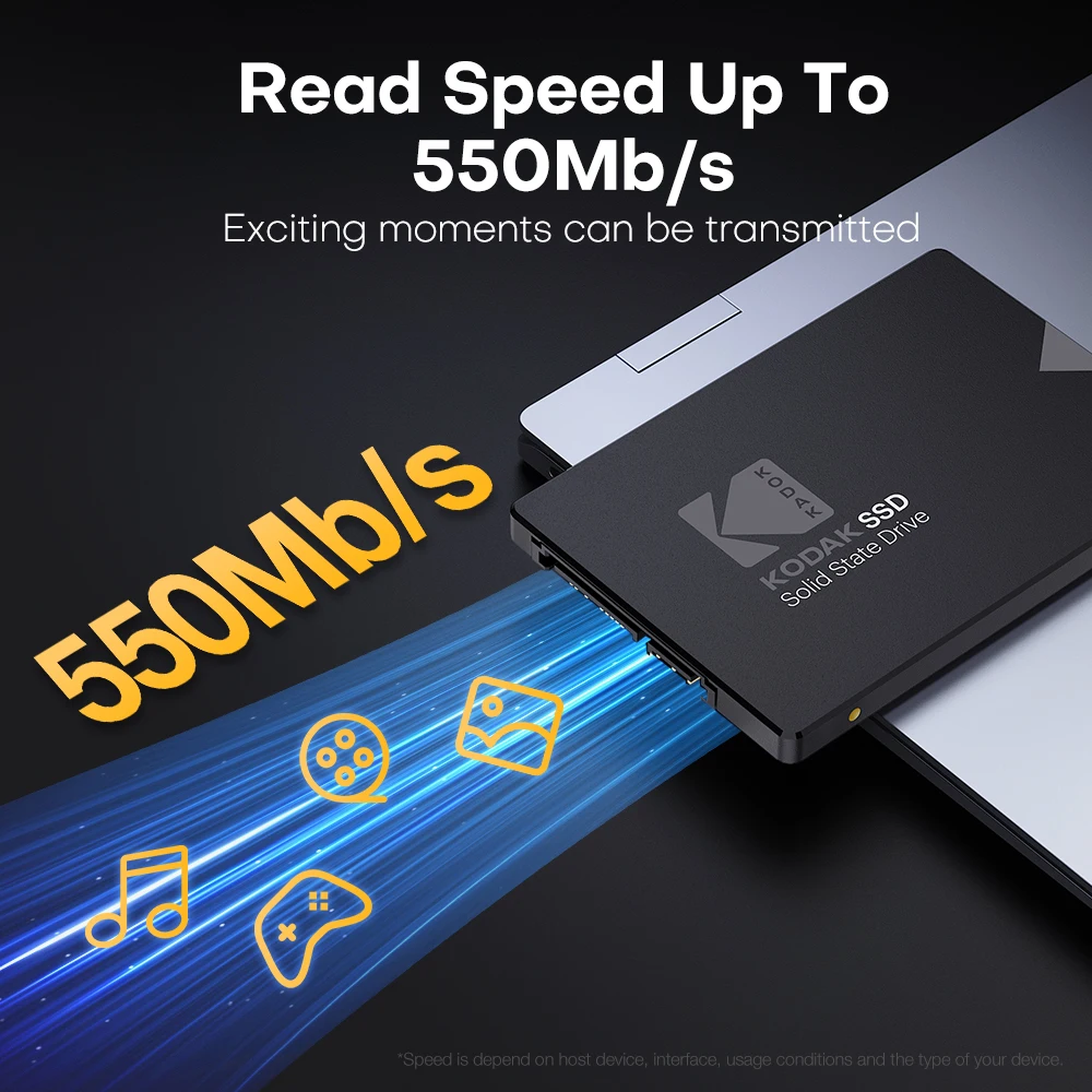 Kodak Internal SSD 128GB 256GB 512GBセット