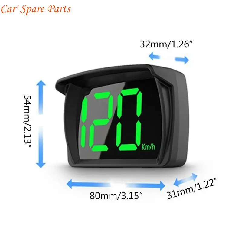 Y4UA KMH HUD 디지털 속도계 헤드 업 LED 디스플레이 자동차 전자 디스플레이