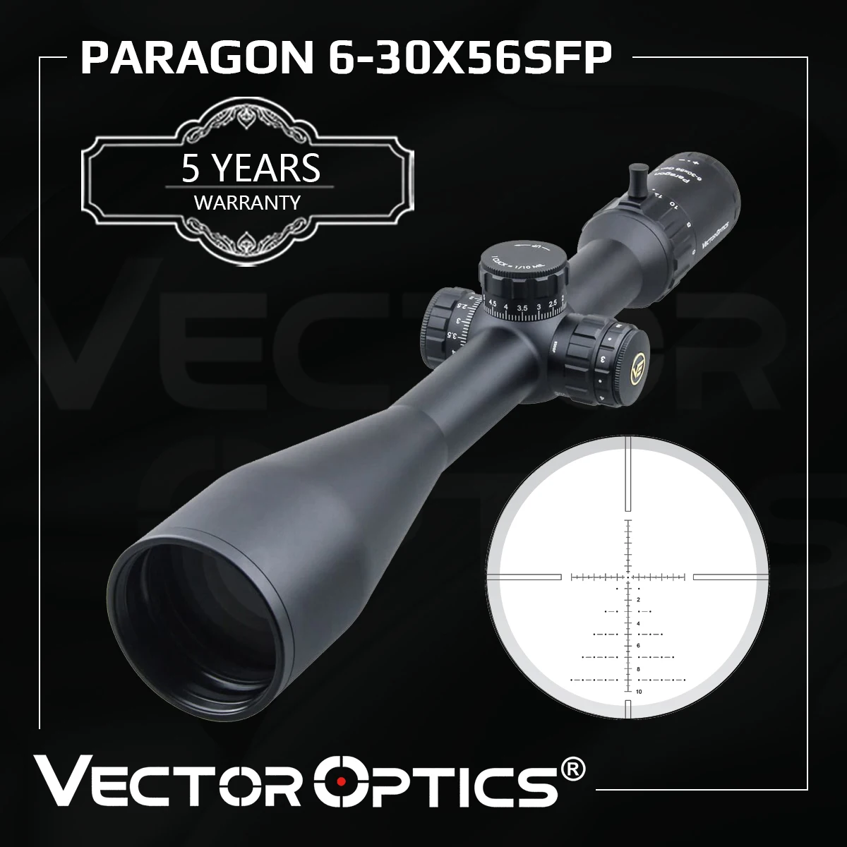 Vector Optics Gen2 Paragon 6-30x56 Hunting Riflescope Tactical