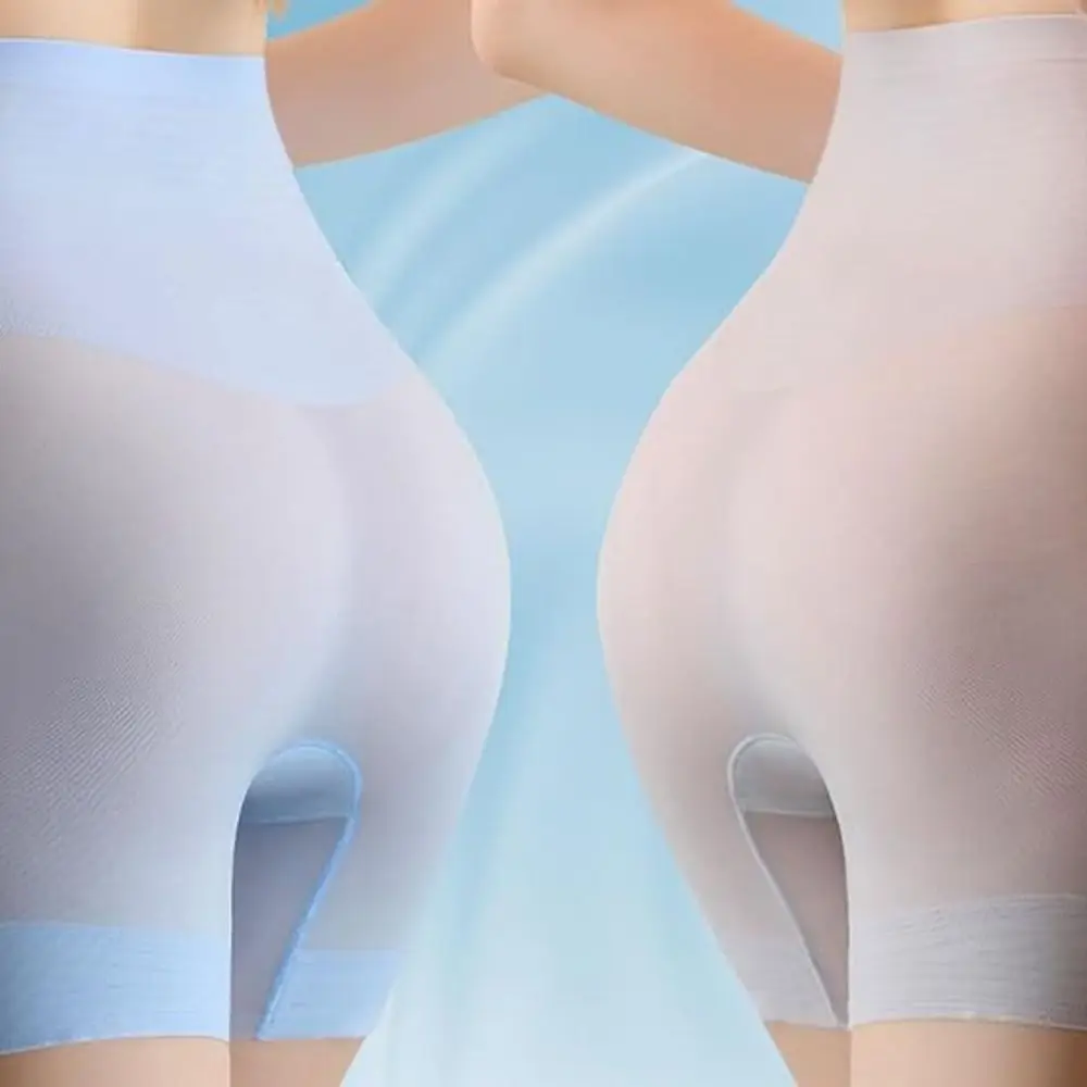 Description Picture 6 of itemNew Ultra Slim Body Shaping Underwear Tummy Control Hip Lift Panties for Women Seamless Ice Silk High Waisted For Yoga Sports