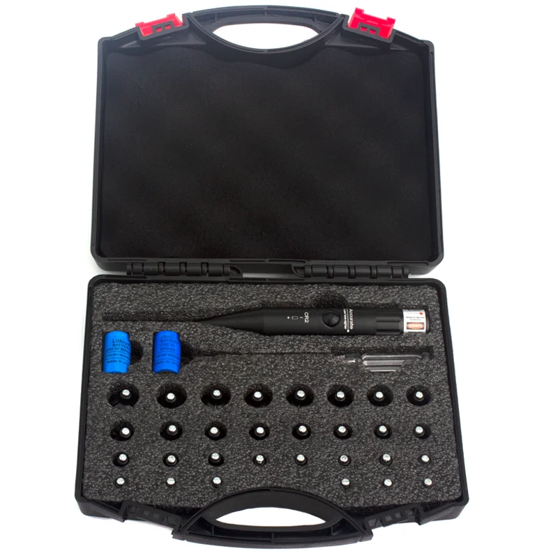 Laser Bore Sight with 30 Adpaters Rifle Laser Collimator Universal Boresighter